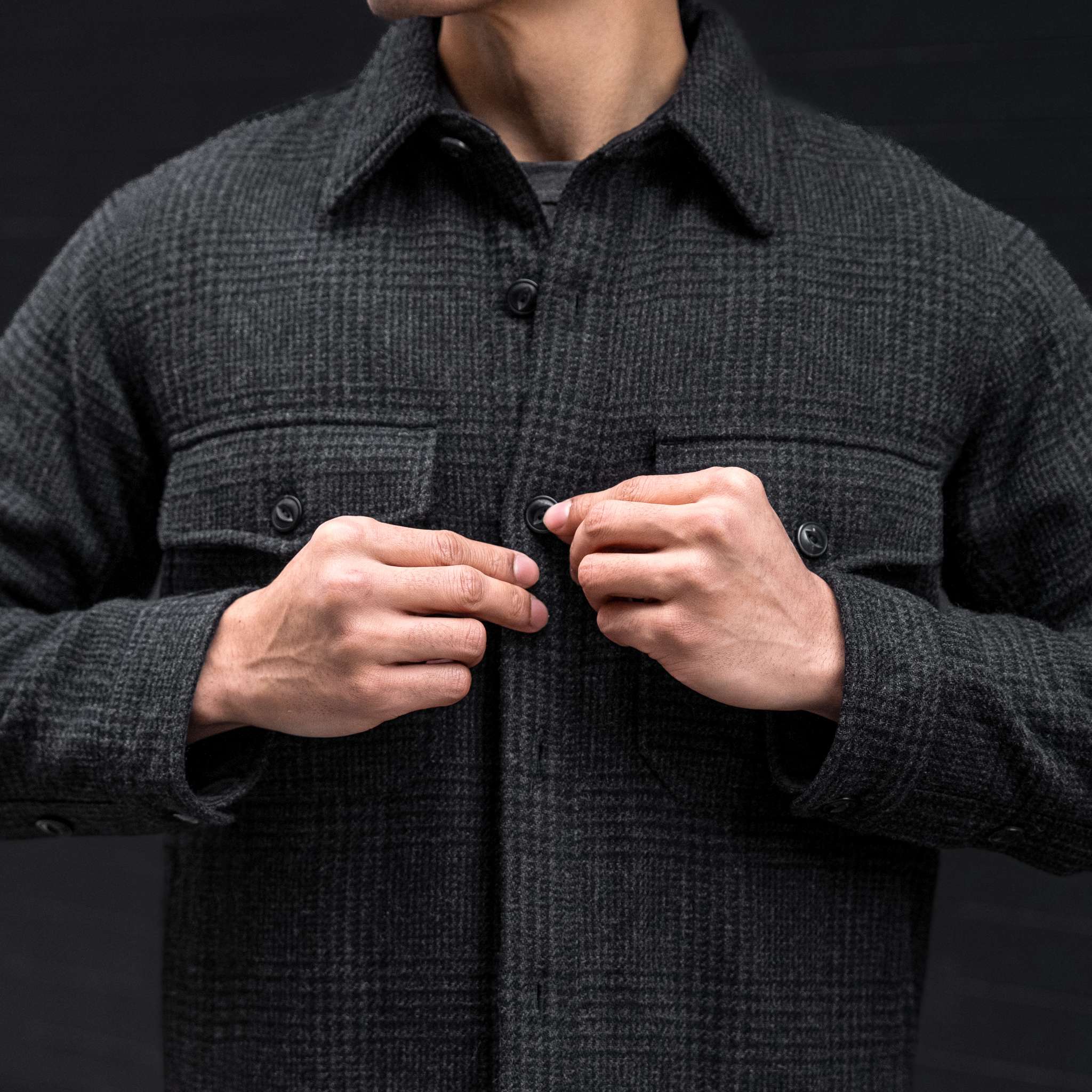 CPO Jacket | Black & Grey
