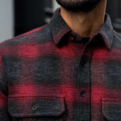 Summit Flannel Shirt | Red