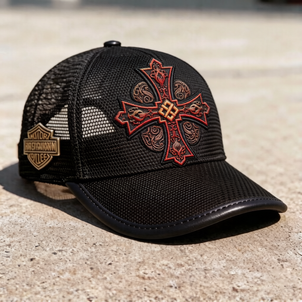 Biker Style Baseball Cap