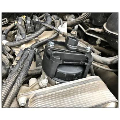 Heavy-Duty Adjustable Oil Filter Wrench – 3-Jaw Universal Removal Tool | Fits 60mm-80mm Filters | 3/8" & 1/2" Drive | Crush the Toughest Stuck Filters