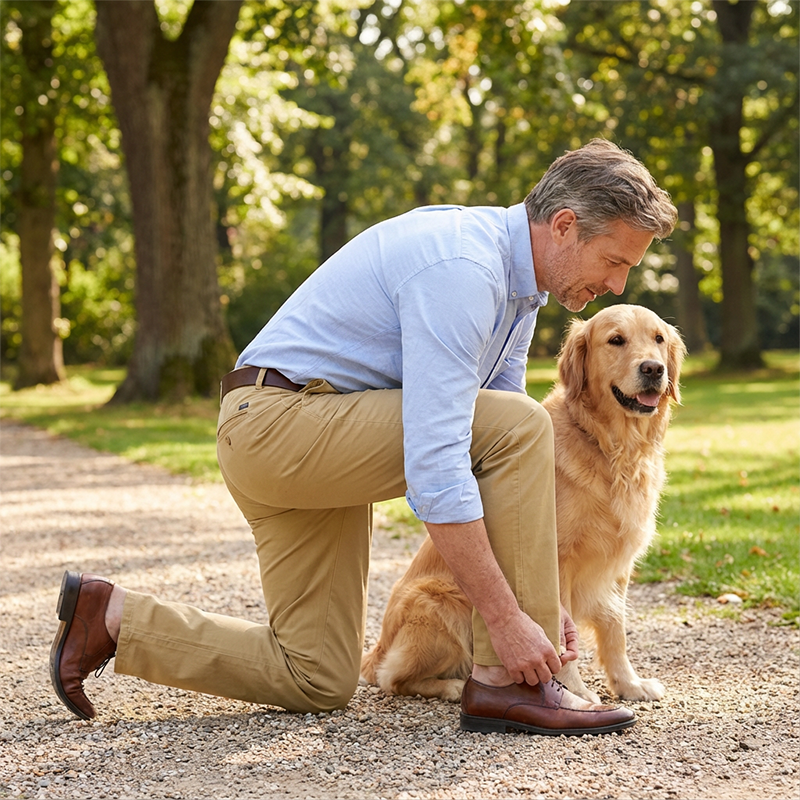 Men's Casual Straight-Fit Pants