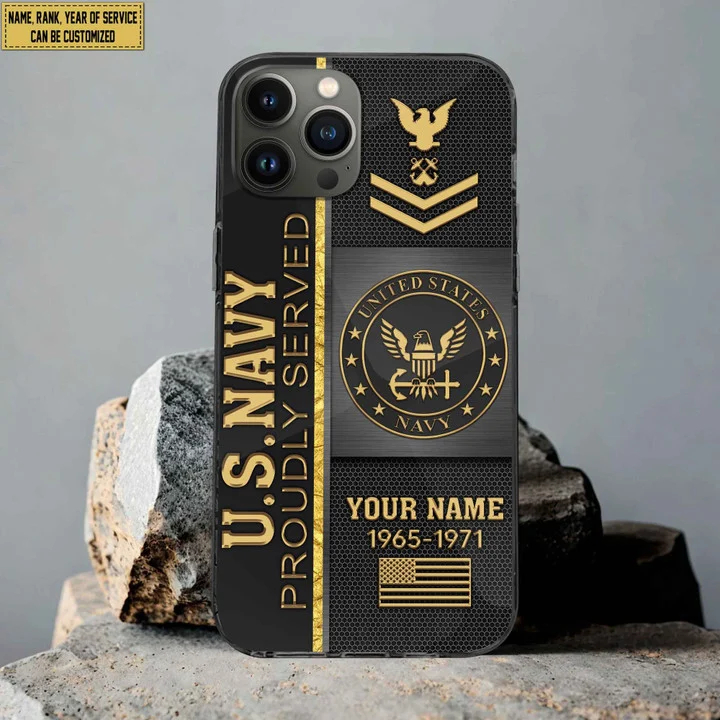 High-end custom US Navy Made Mobile Phone Case
