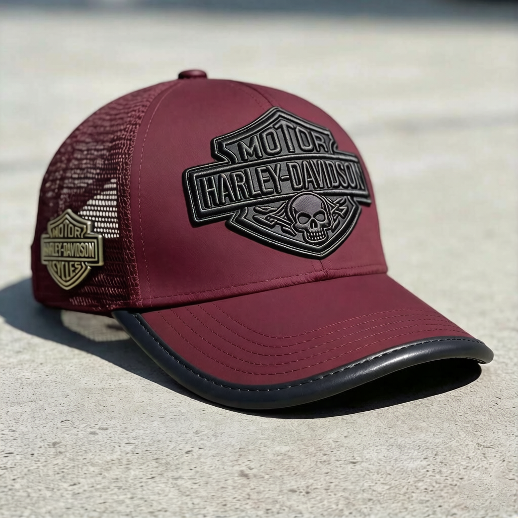 Biker Style Baseball Cap