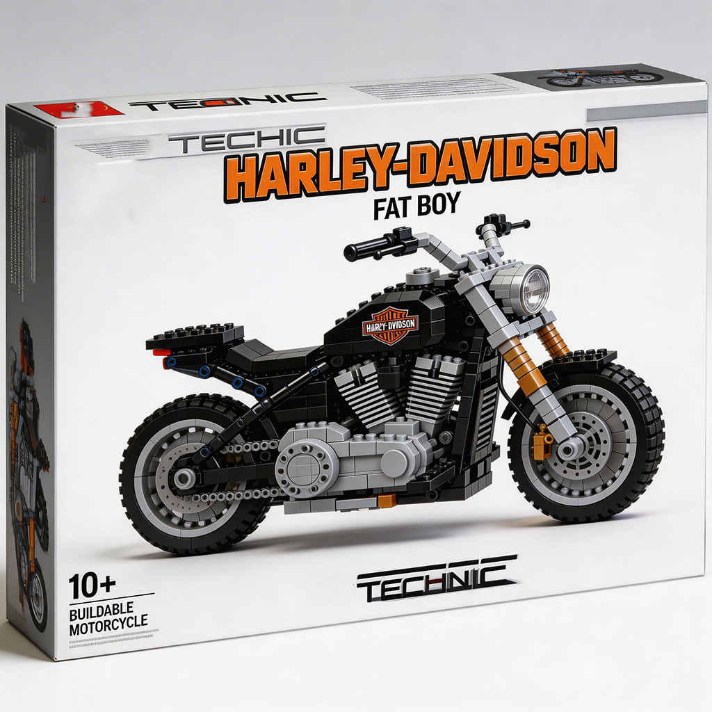Harley-Davidson motorcycle building blocks