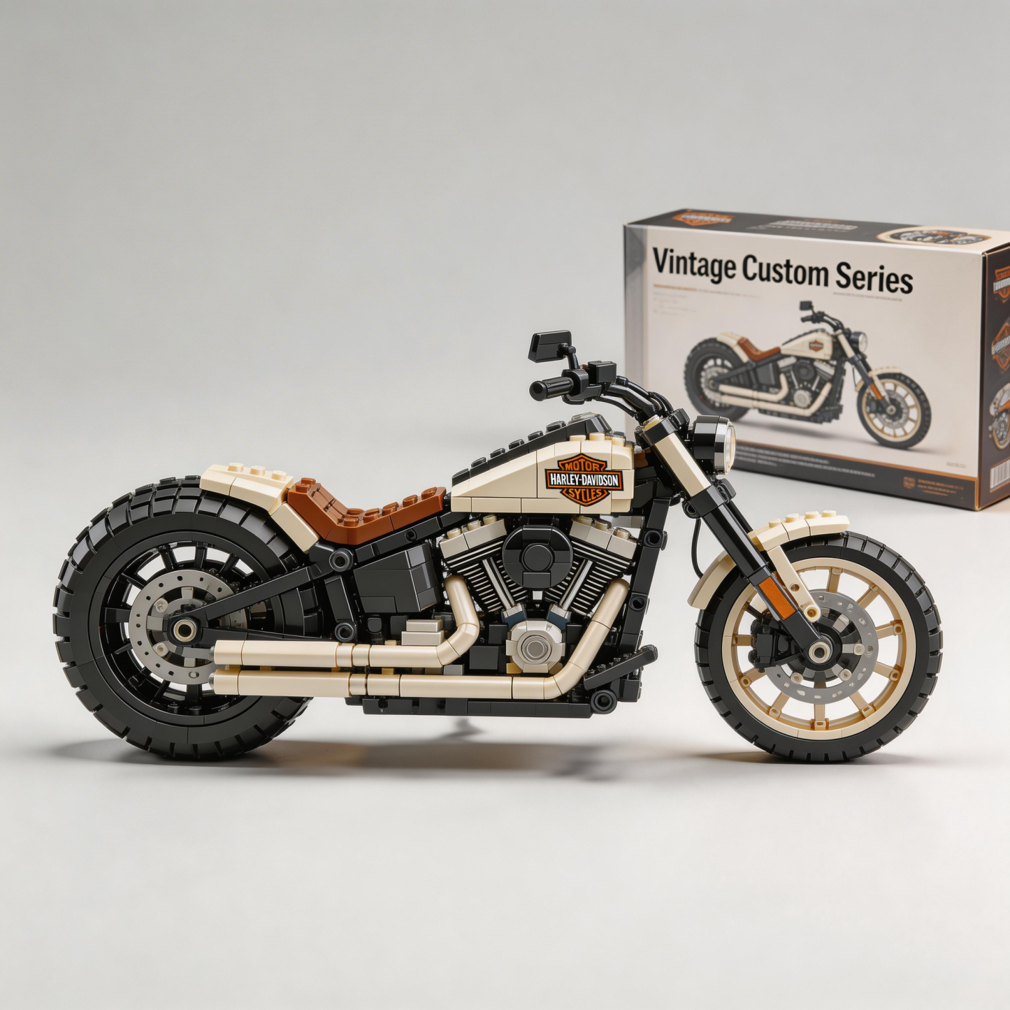Harley-Davidson motorcycle building blocks