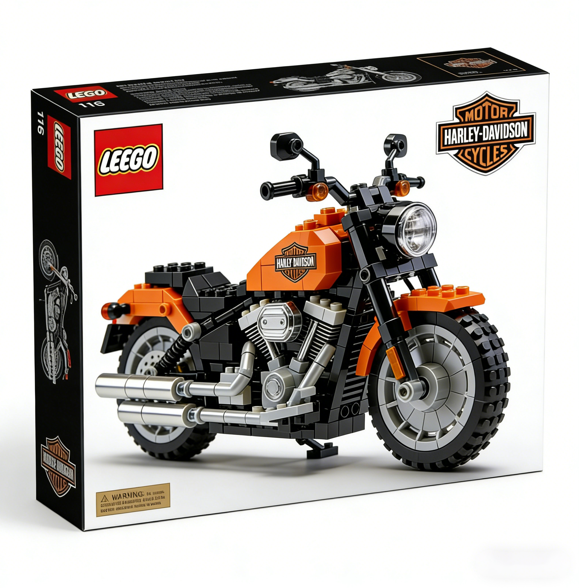 Harley-Davidson motorcycle building blocks