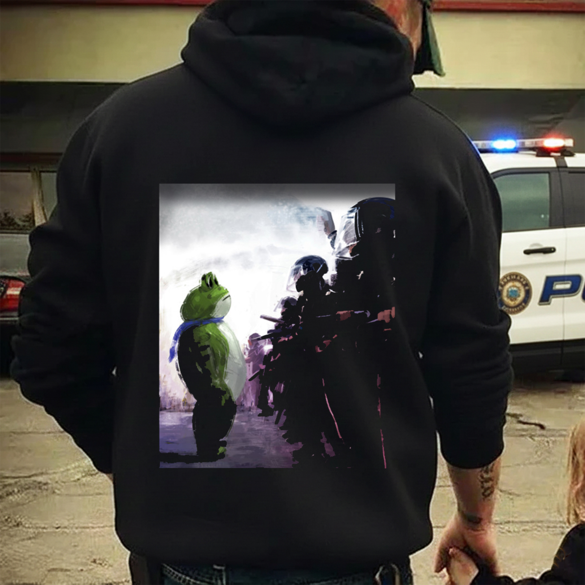 Frog- Resist Portland Frog , I Stand With Frog Shirt Anti Trump Anti Fascism by gettingalong