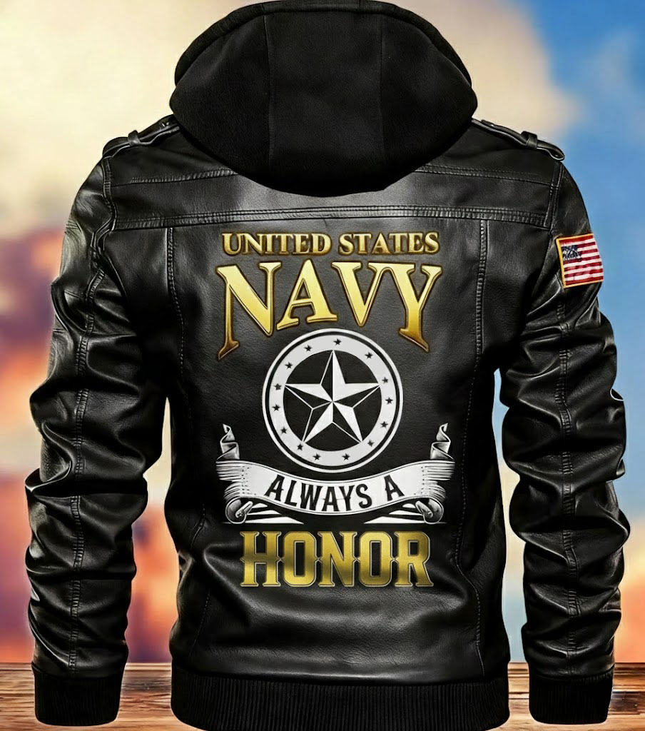 Navy Veteran Jacket – Proudly Serving with the U.S. Navy