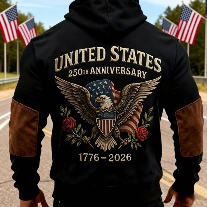 United States 250th Anniversary Eagle Leather Jacket