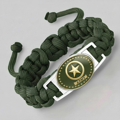 Army Themed Paracord Bracelet