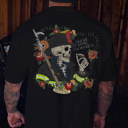 Firefighter Themed Edgy Tee