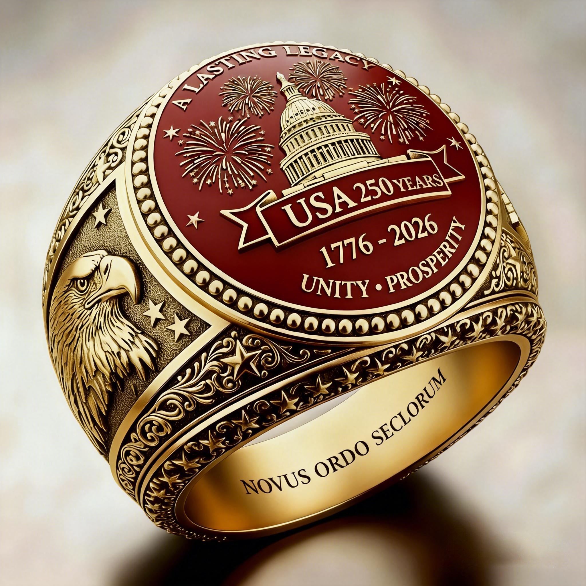USA 250th Anniversary Ring 