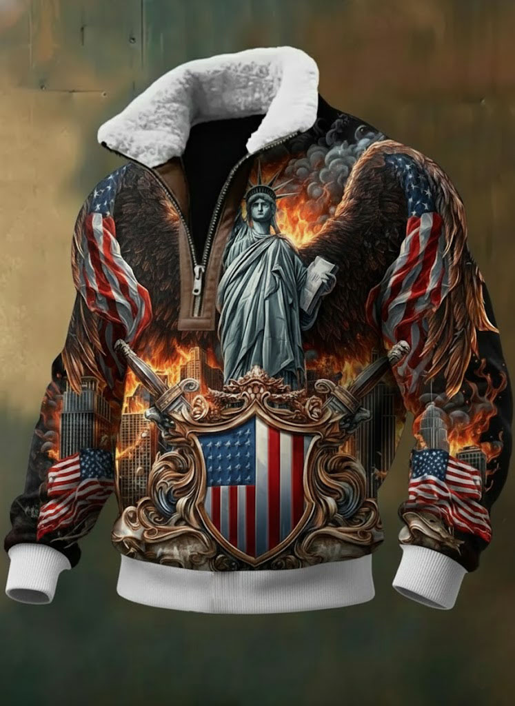 USA 250th Anniversary Fleece-Lined Jacket 