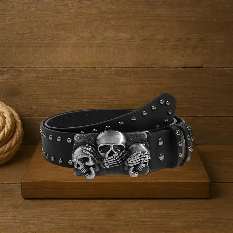 Hard-shell Motorcycle Belt - For Riding & Decoration