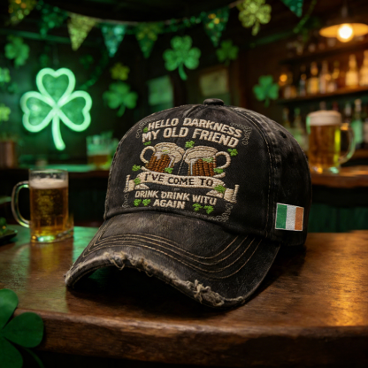 Vintage Style Embroidery Baseball Cap