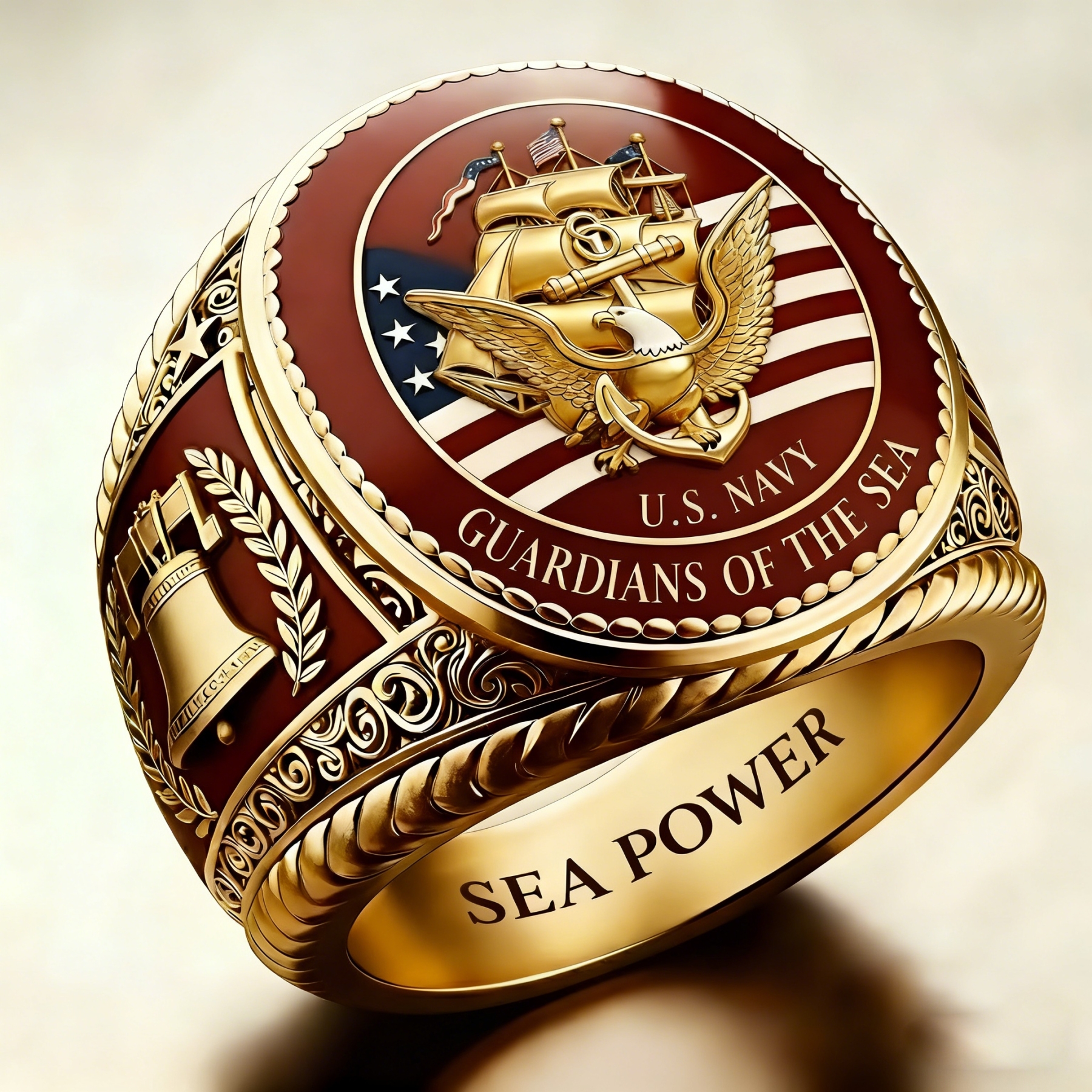 U.S. Navy Collectible Ring for Veterans