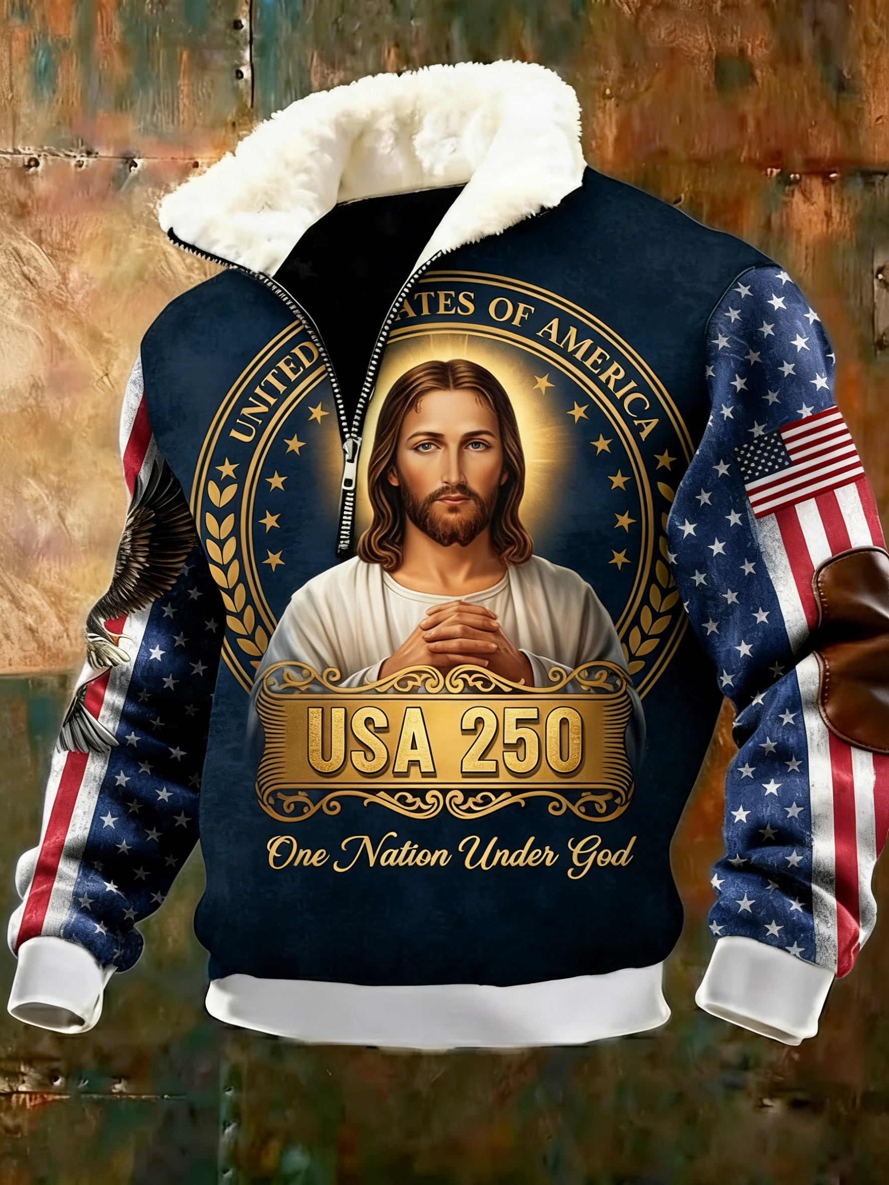 Vintage USA 250 Sherpa Pullover