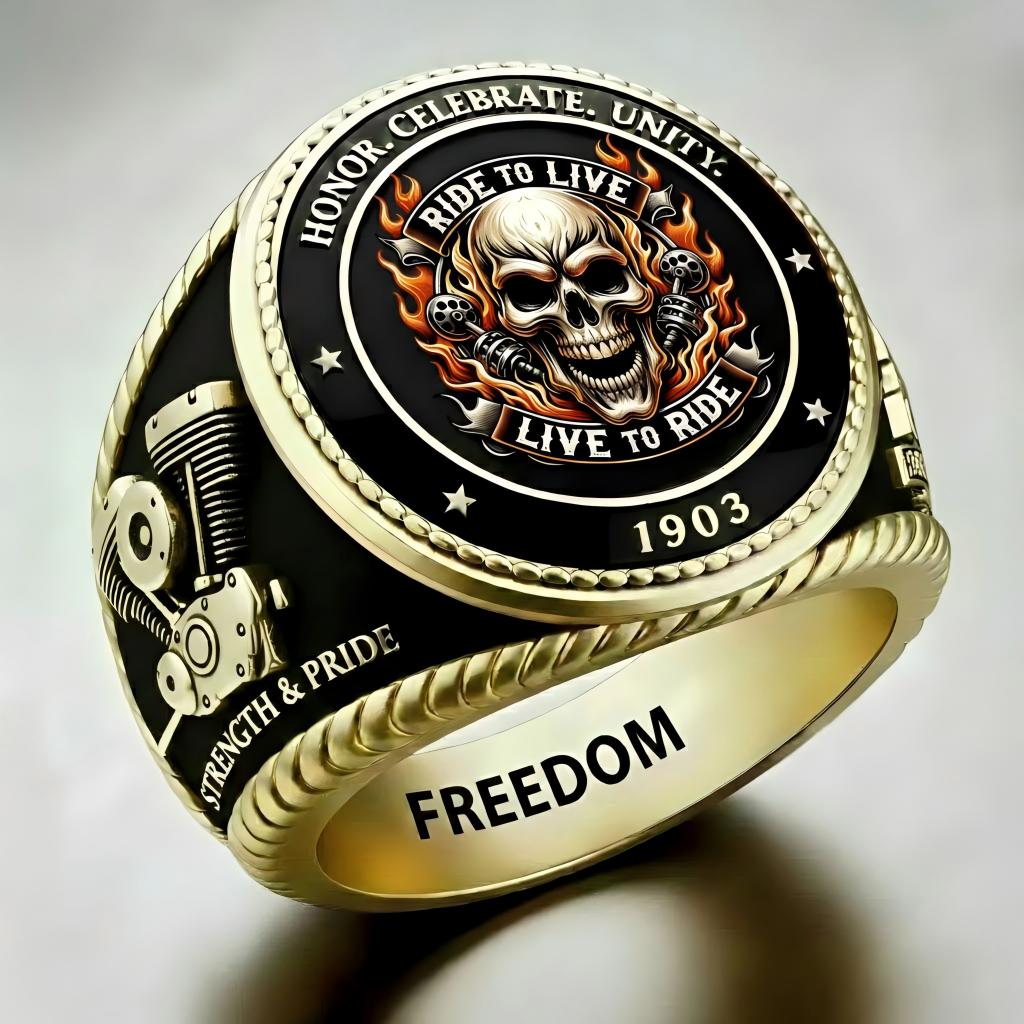 Rugged Biker Ring