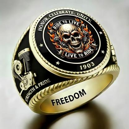 Rugged Biker Ring