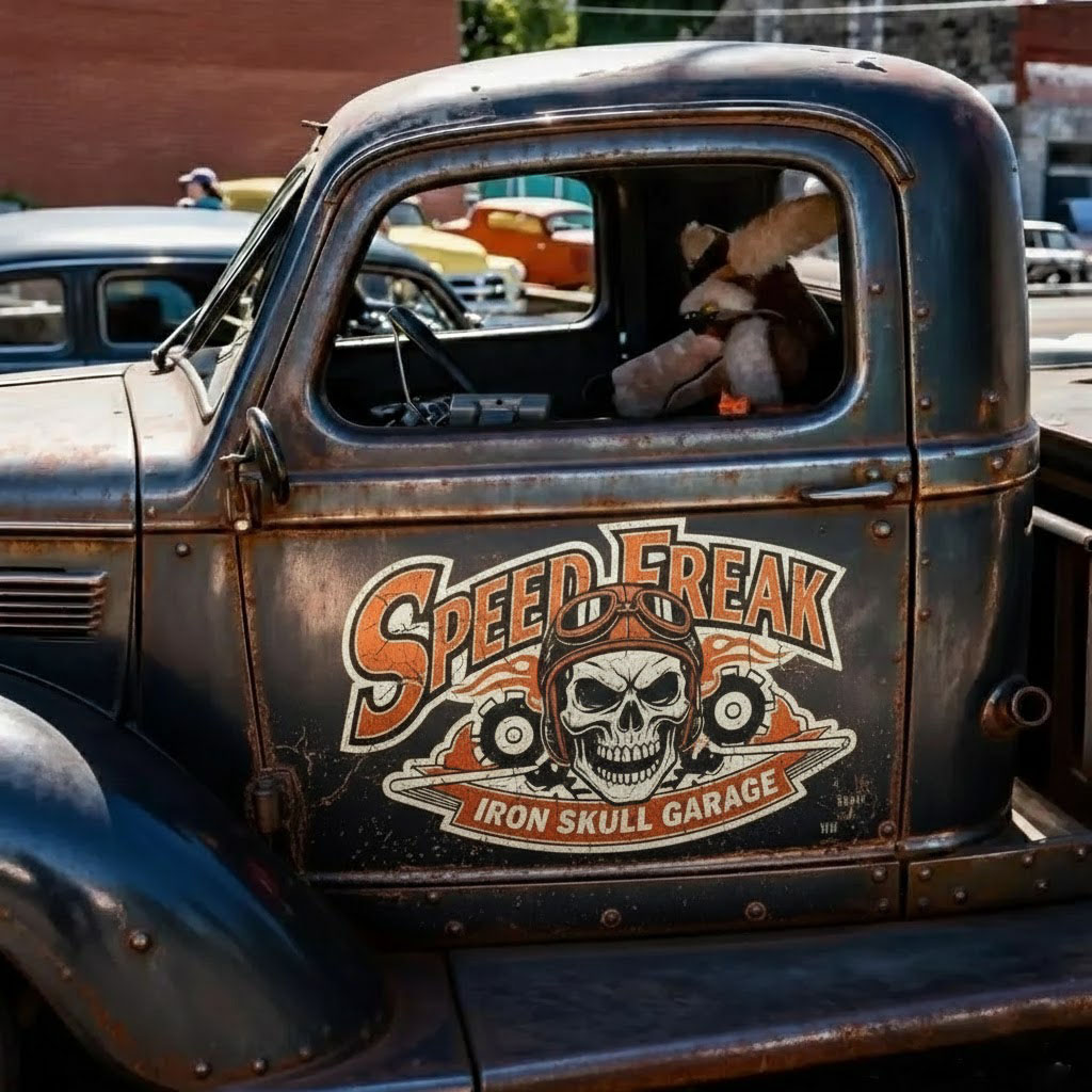 Old-School American Car Sticker | Made for the Uncompromising