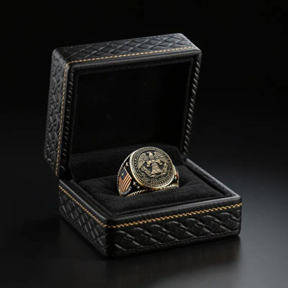 U.S. 250th Commemorative Ring - "Freedom Democracy"