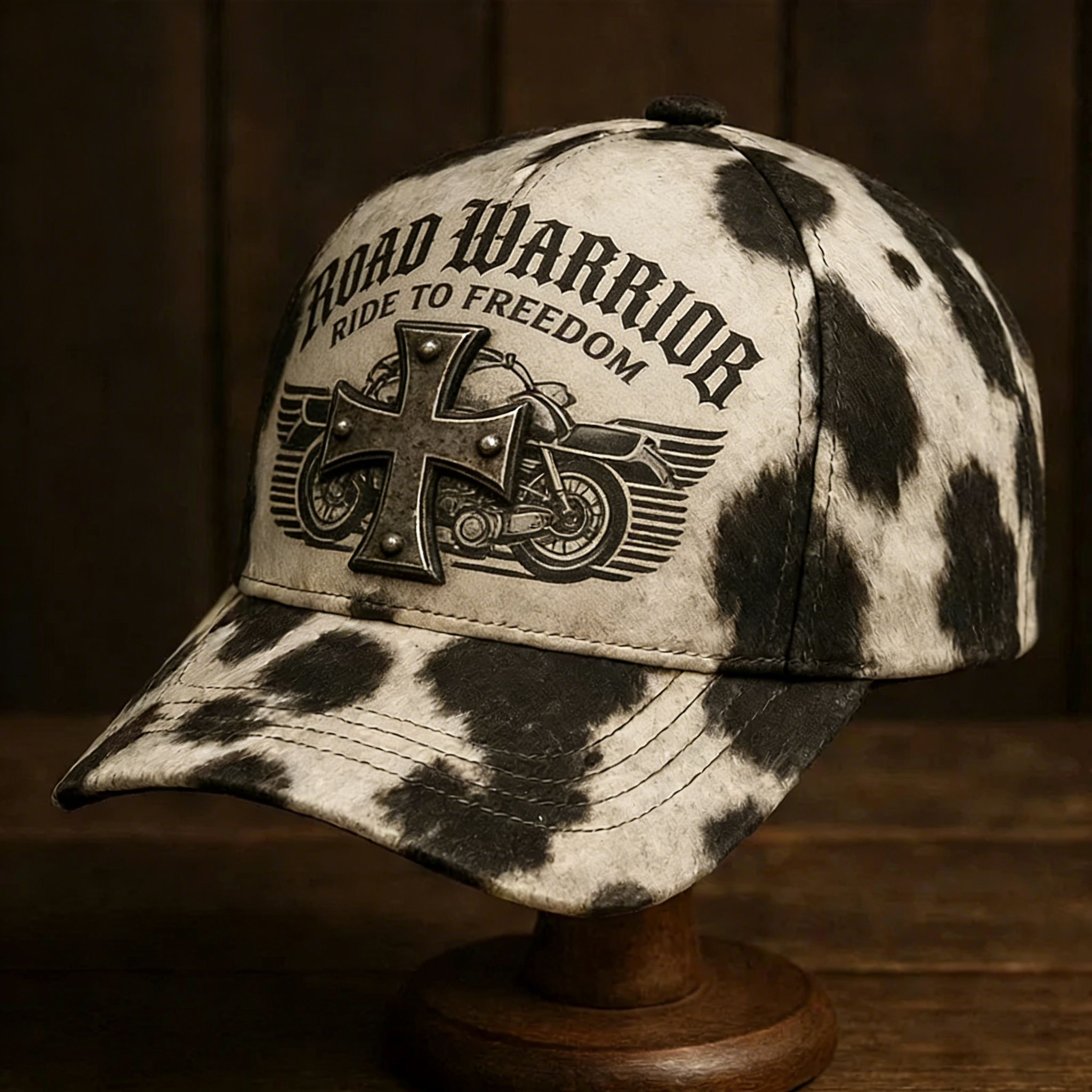 Biker Style Baseball Cap