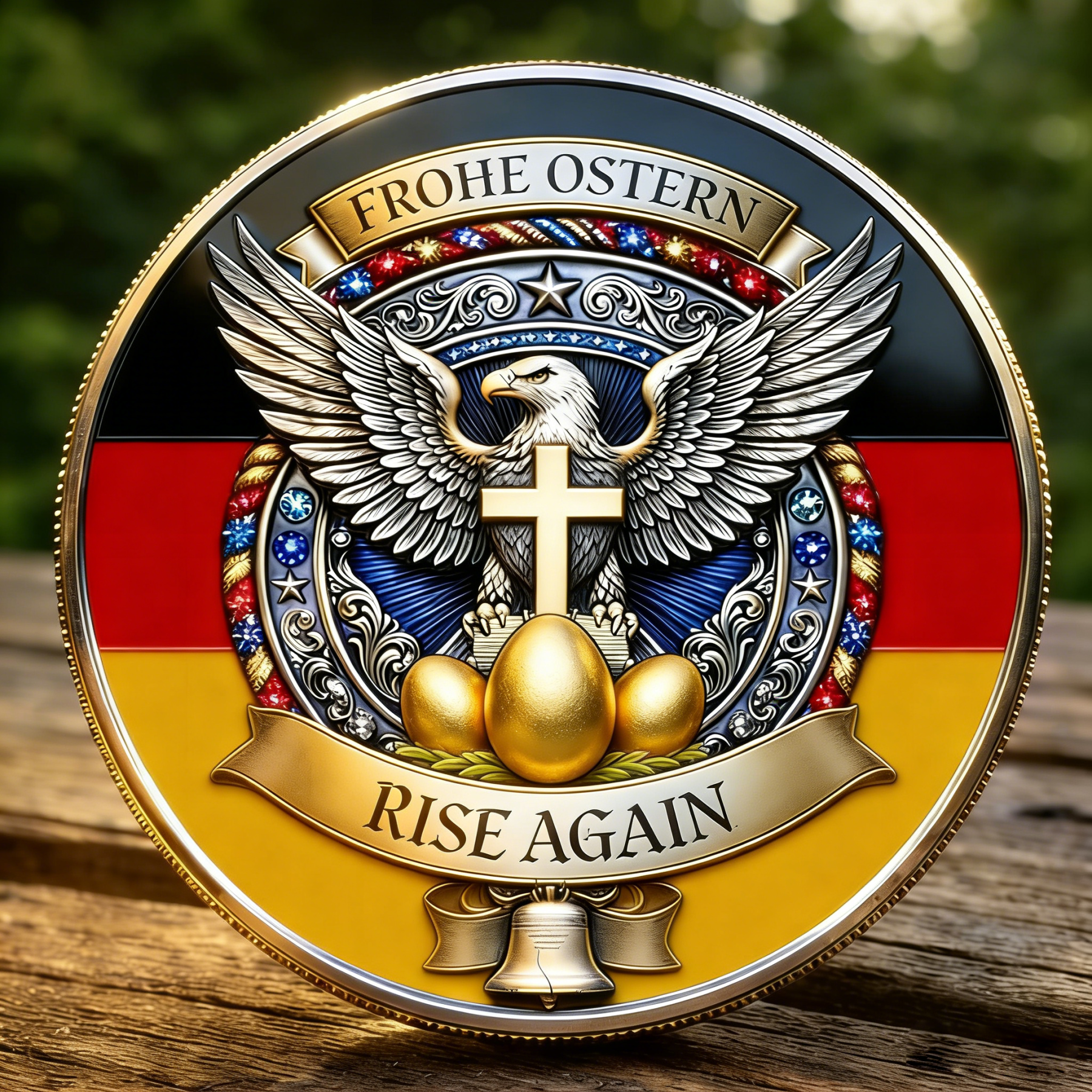 🔥 Easter Commemorative Coin – Rebirth, Strength & Fortune