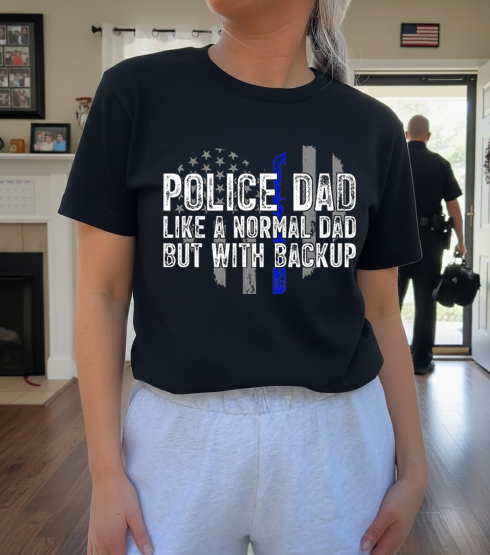 Police Mom Blue Line Flag Police