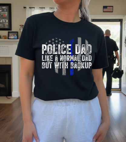 Police Mom Blue Line Flag Police