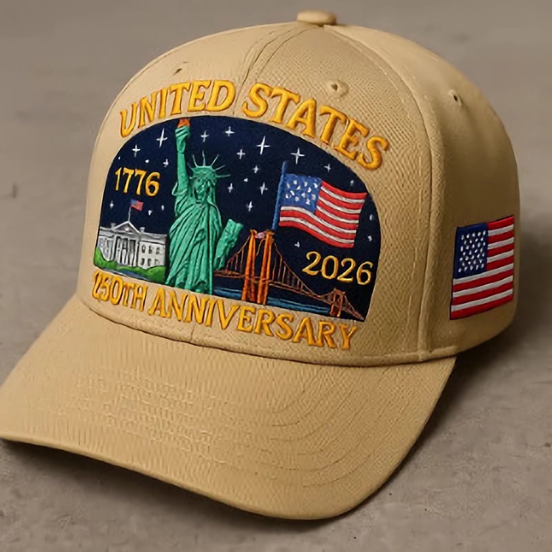 Eagle & Liberty – United States 250th Anniversary Hat🎁
