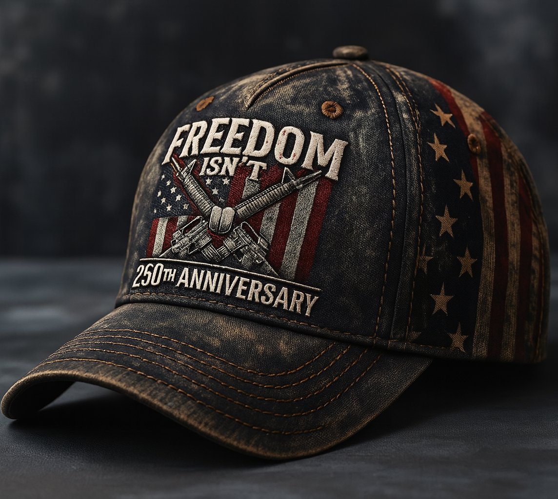 Freedom Isn't Free – 250th Anniversary Commemorative Cap