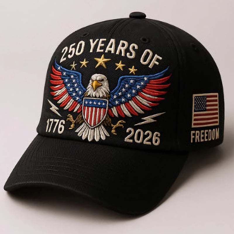 Eagle & Liberty – United States 250th Anniversary Hat🎁