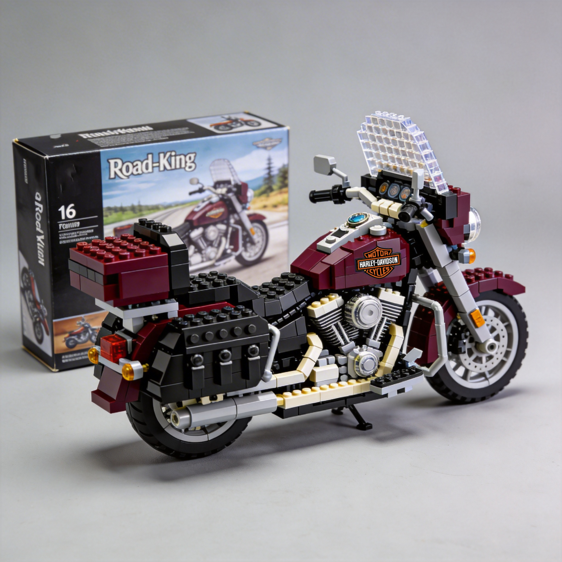 Harley-Davidson motorcycle building blocks