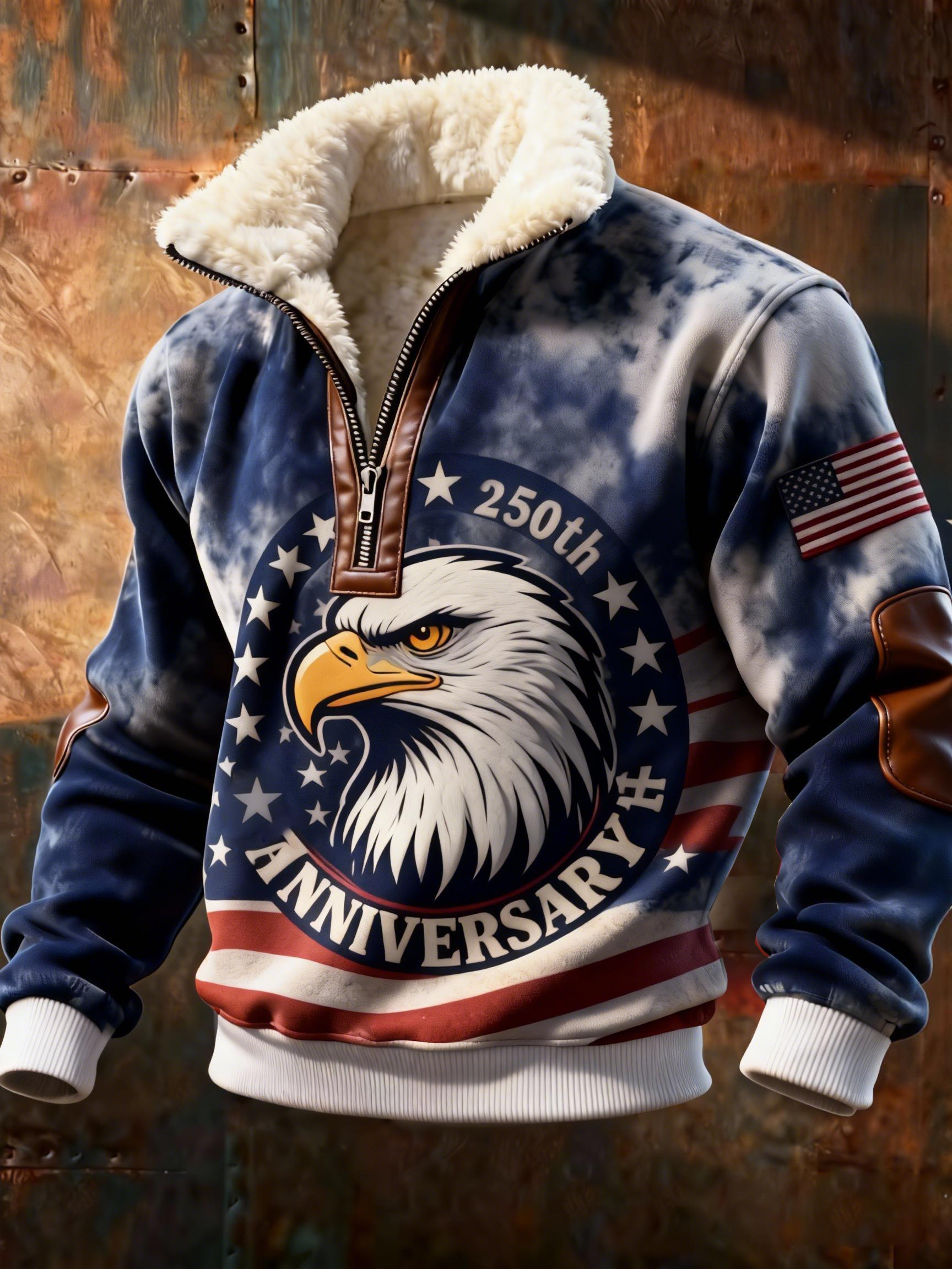 U.S. 250th Anniversary Sherpa Collar Shirt