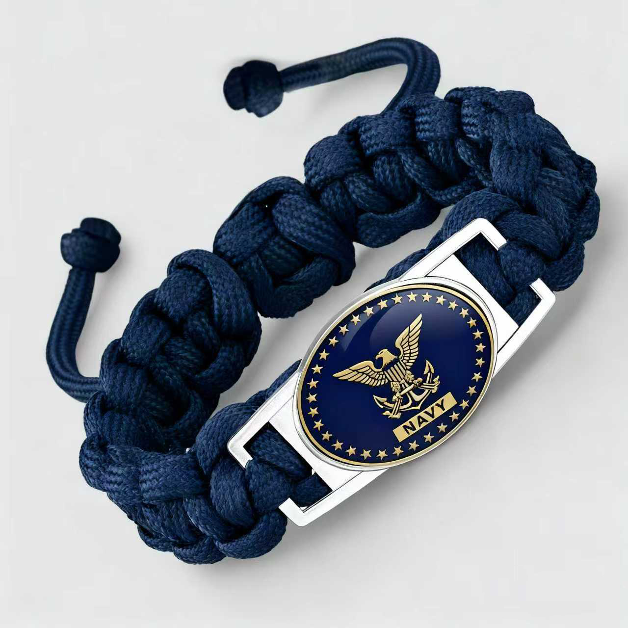 U.S. Navy Eagle & Anchor Paracord Bracelet