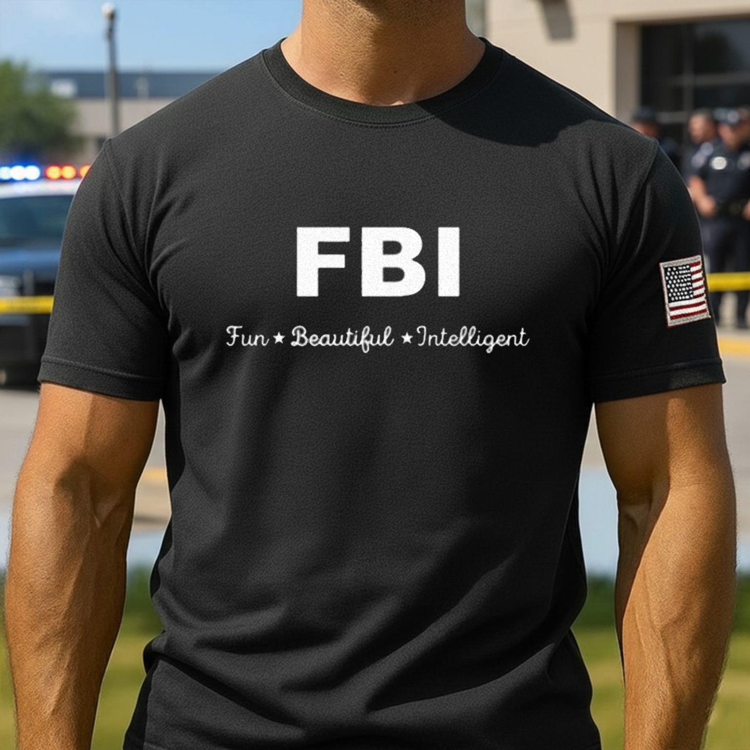 FBI Fun Beautiful Intelligent T-Shirt by feeedbackartisan