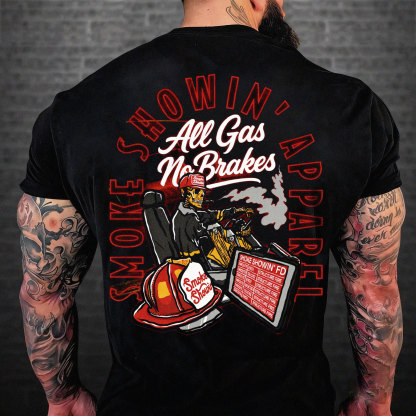 Firefighter Themed Edgy Tee