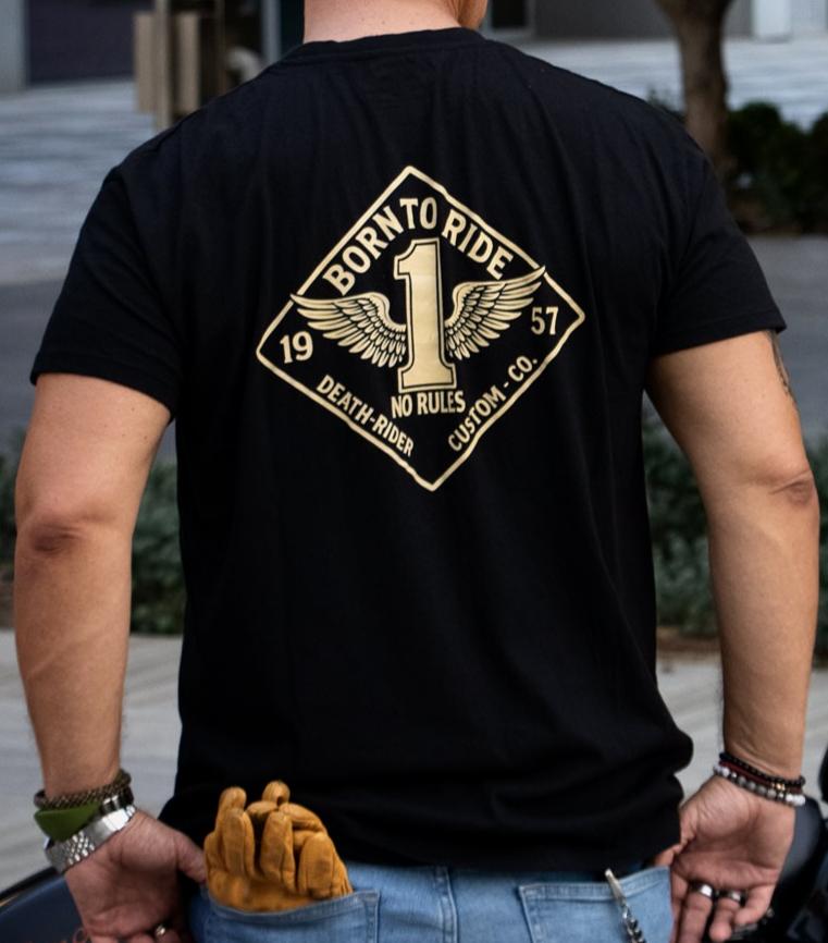 Vintage Death Rider Motorcycle T-Shirt