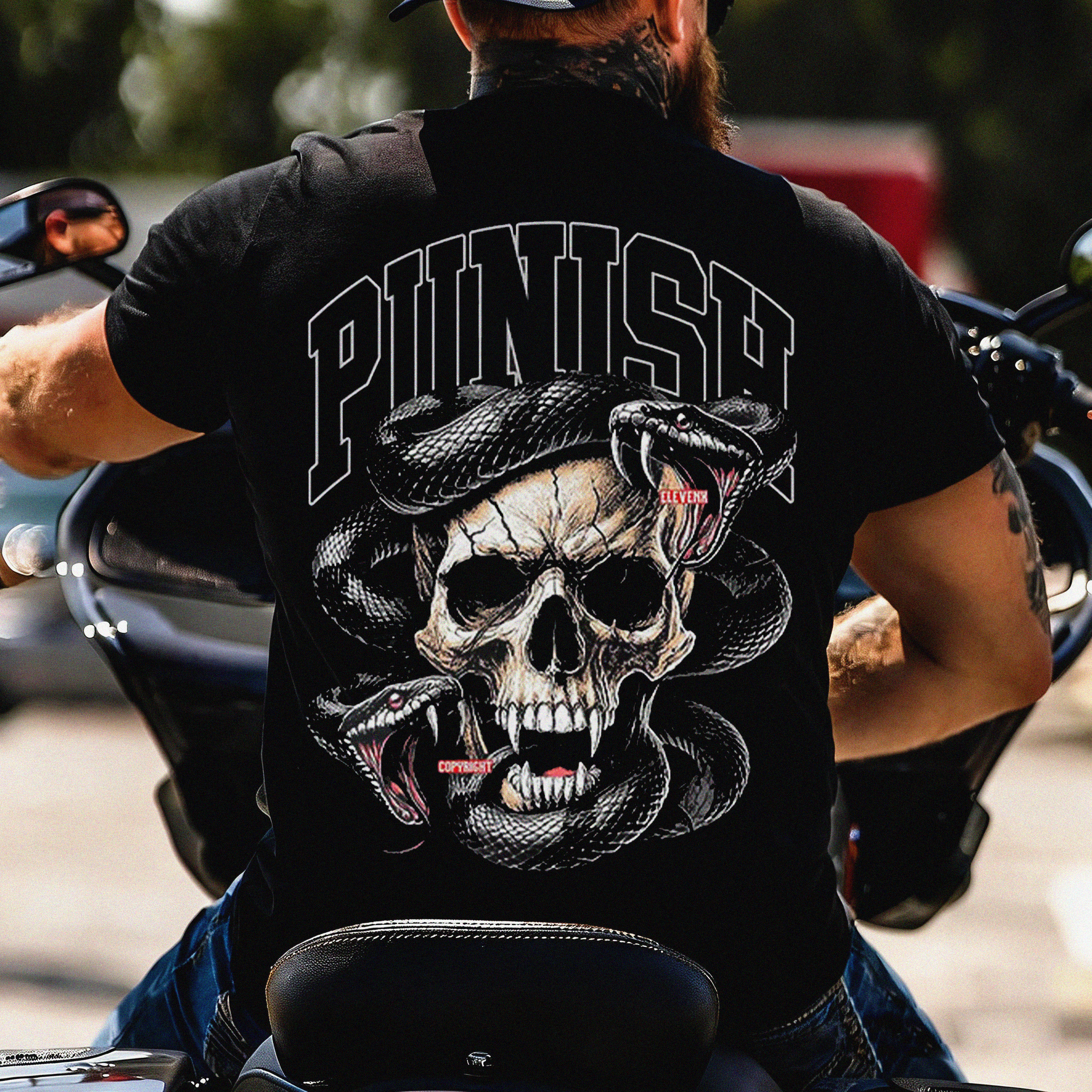 Vintage Death Rider Motorcycle T-Shirt