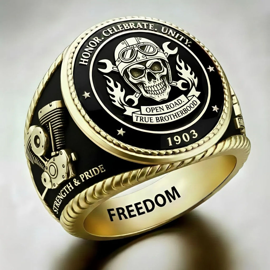 Rugged Biker Ring