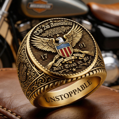 Classic American Motorcycle Style Vintage Biker Ring