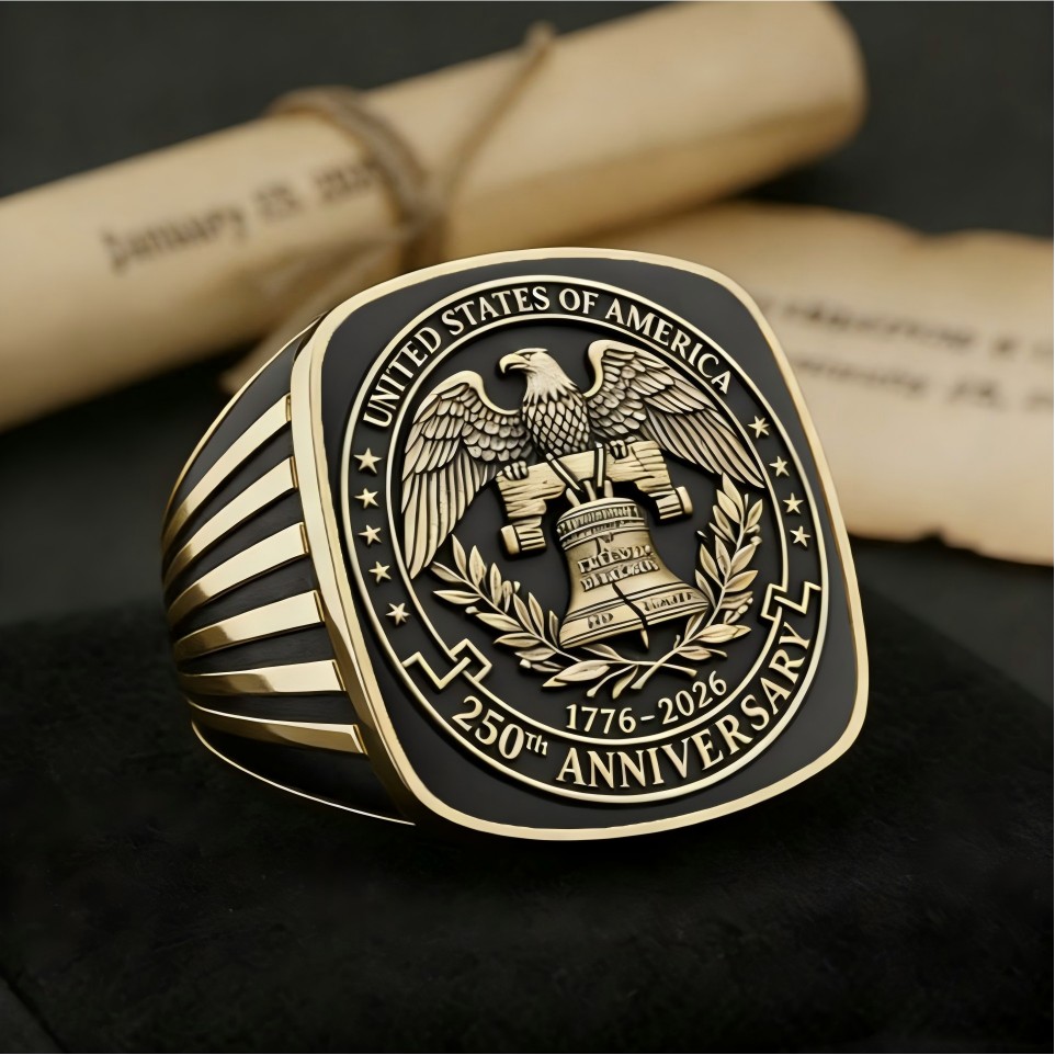 1776-2026 America Jubilee Ring