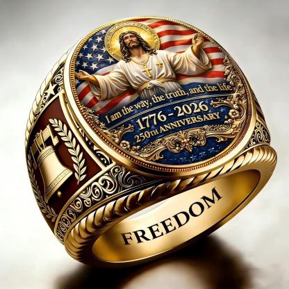 1776-2026 America Jubilee Ring