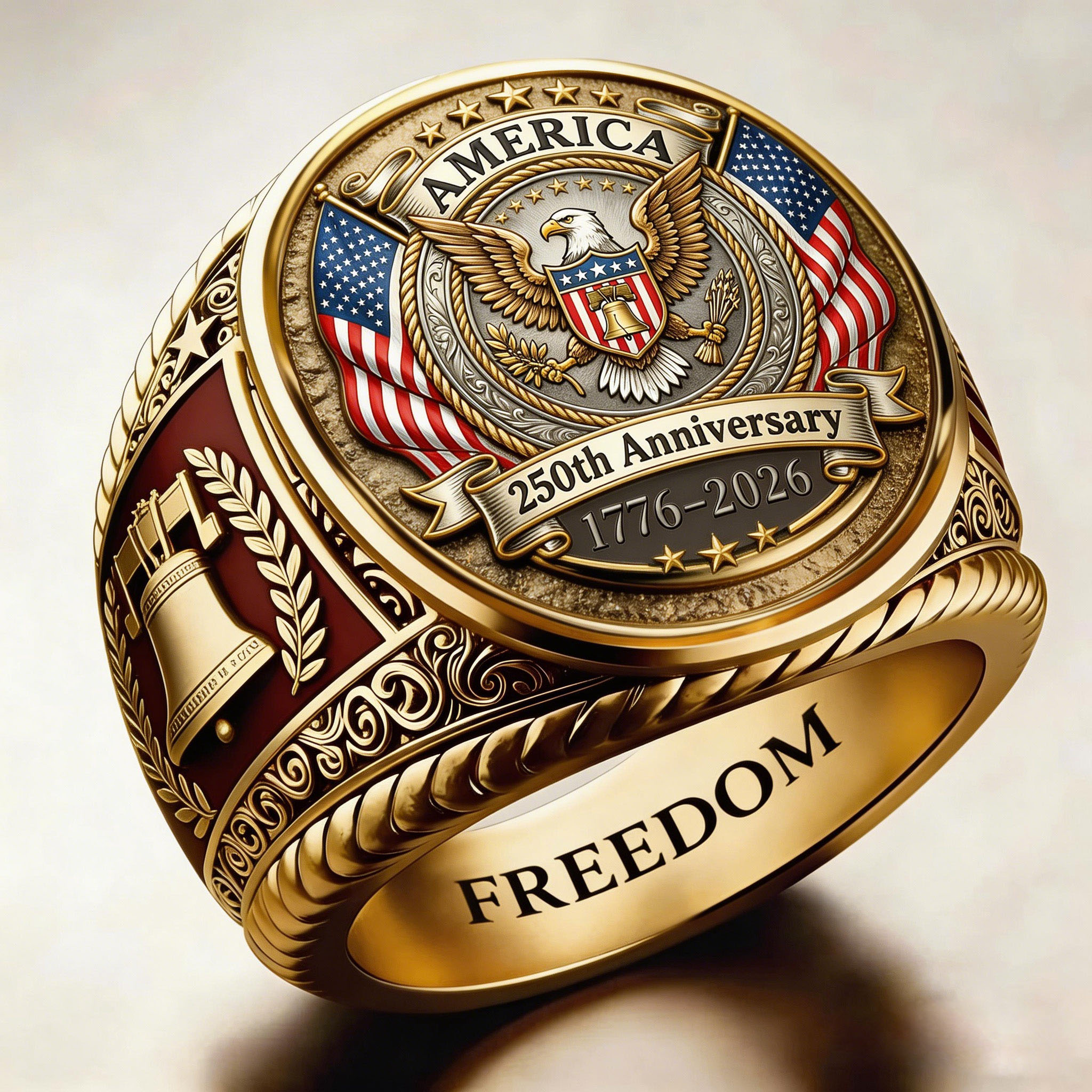 1776-2026 America Jubilee Ring