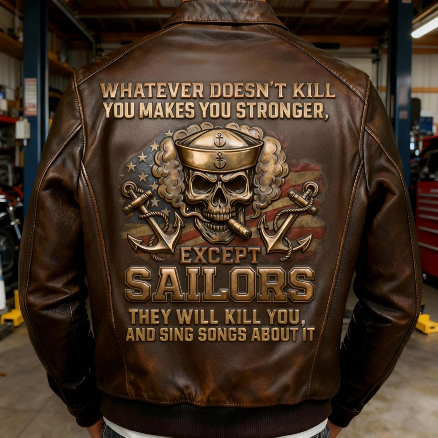 USMC 250th Anniversary Jacket – “The Nicest A**hole You’ll Ever Meet” 