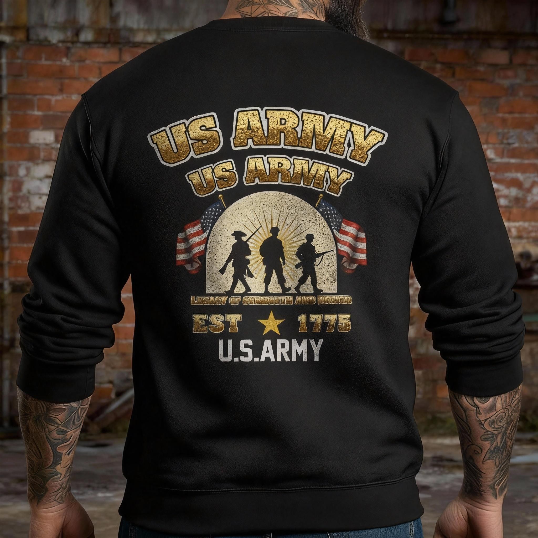 US Army: A Legacy of Courage and Honor Long-Sleeve