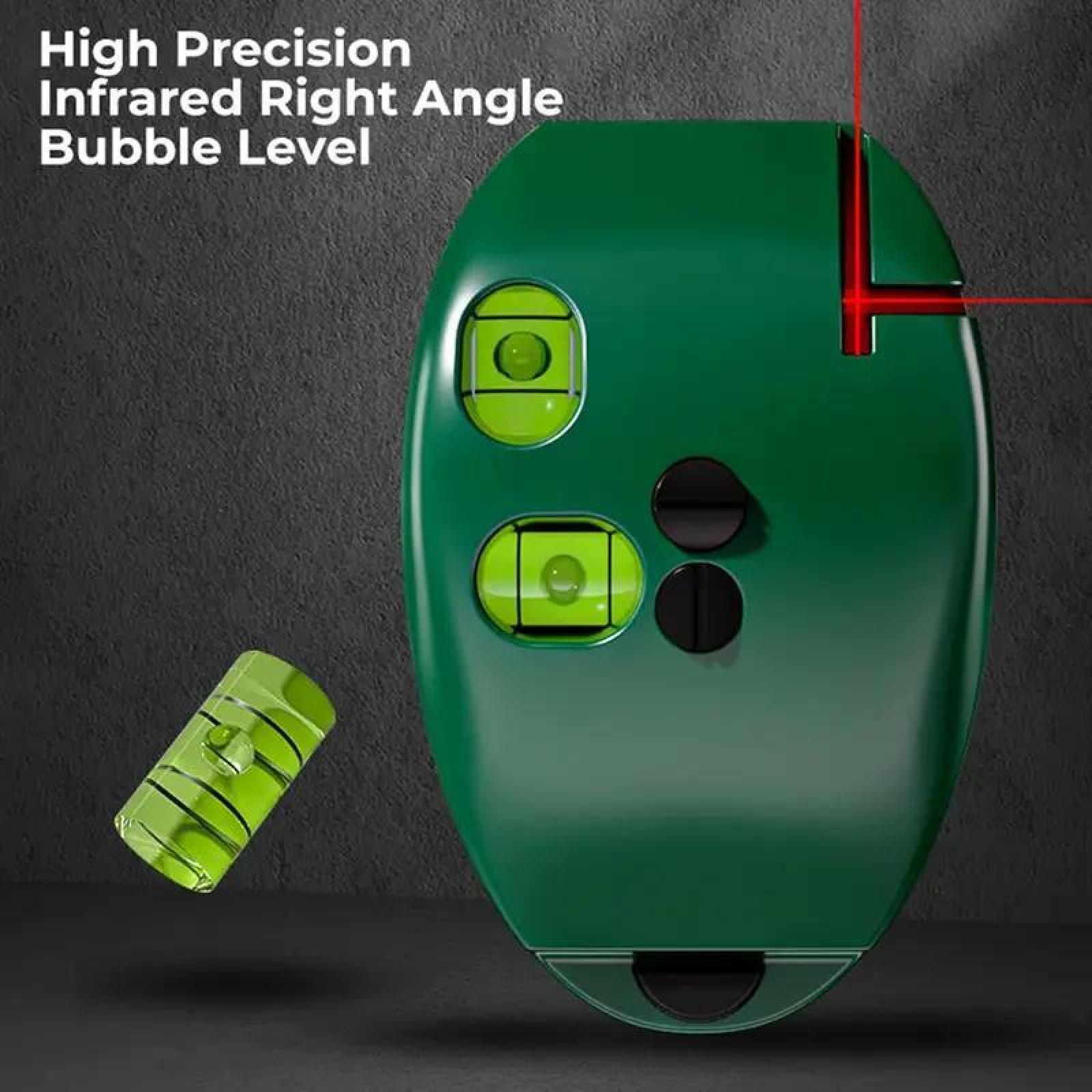 90 Degree Electronic Red Light Scale Red Light Level Green Light Level Self-leveling Parallel Line Parallel Line Suitable for Construction Portable