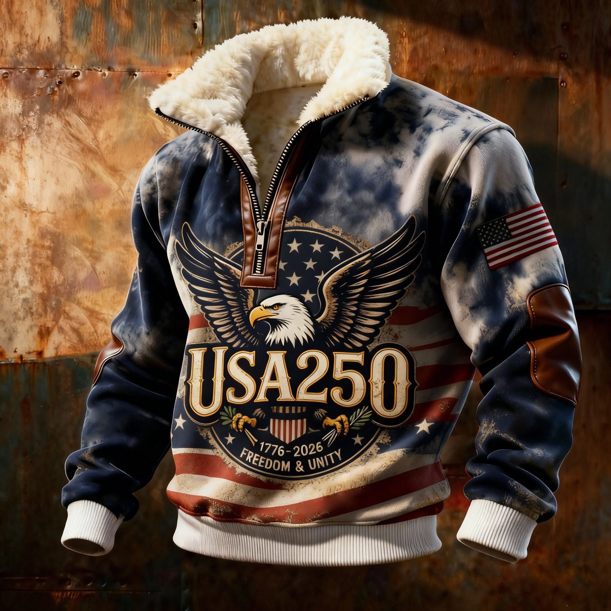 Vintage USA 250 Sherpa Pullover 