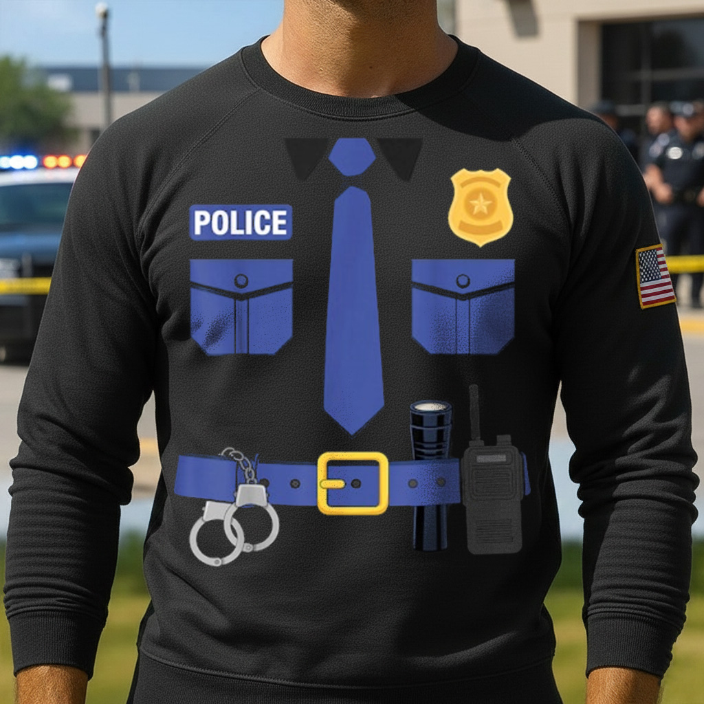 Police Officer Uniform Costume Halloween
