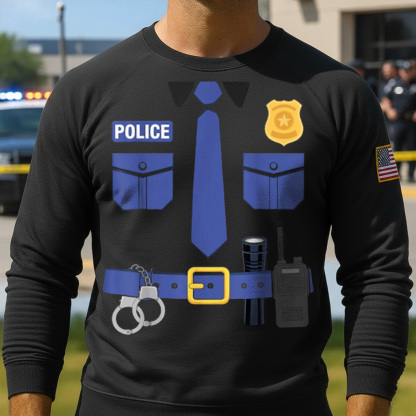 Police Officer Uniform Costume Halloween